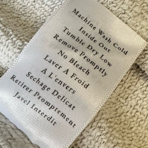 FRANK & EILEEN Belfast Peacoat Jacket Gray Double Breasted Fleece - Picture 9 of 11